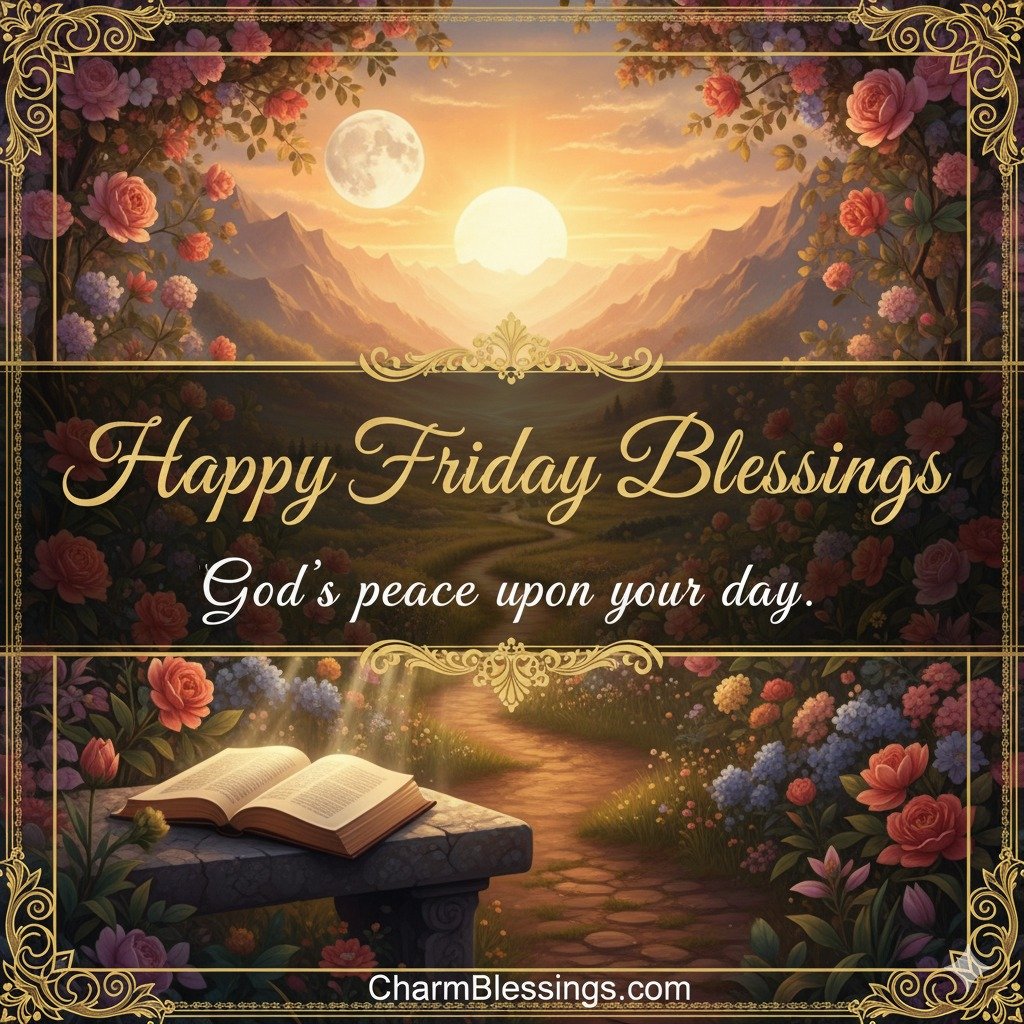 Happy Friday Blessings image