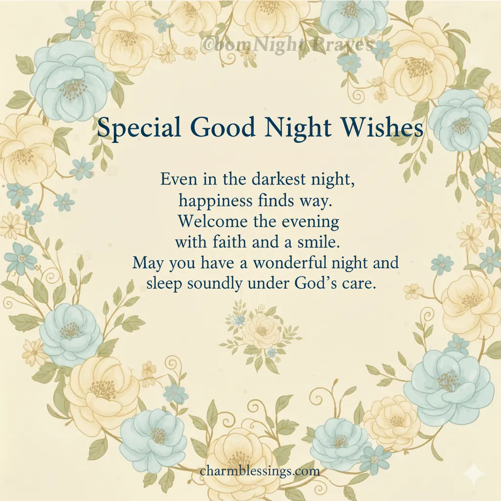 Special Good Night Wishes image