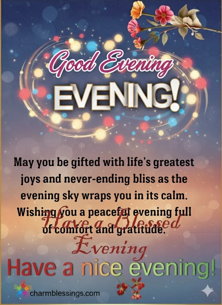 Spiritual Sunday Evening Blessings