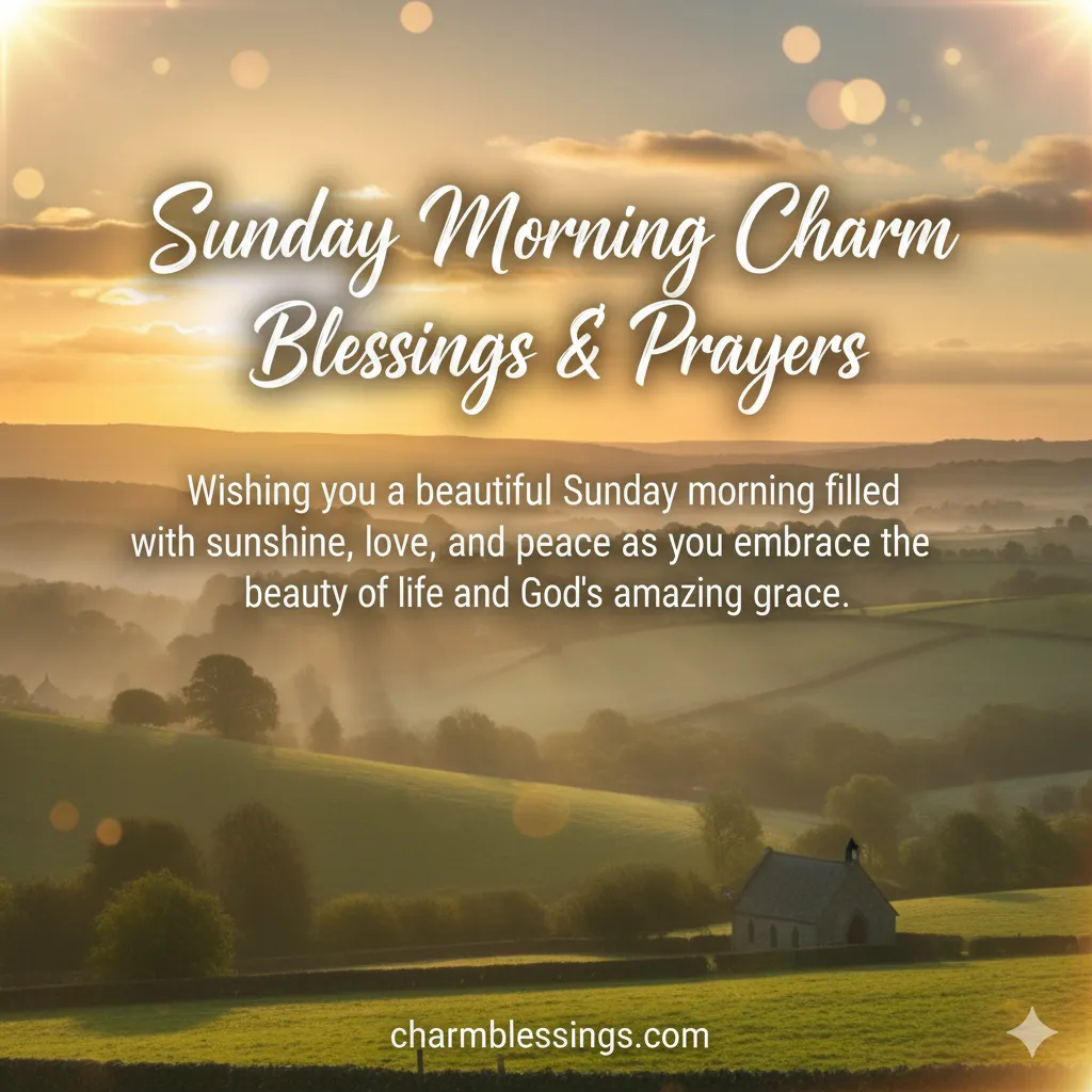 Sunday Morning Charm Blessings & Prayers