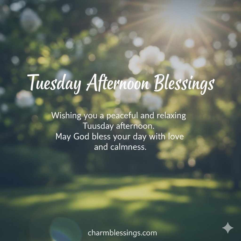 Tuesday Afternoon Blessings