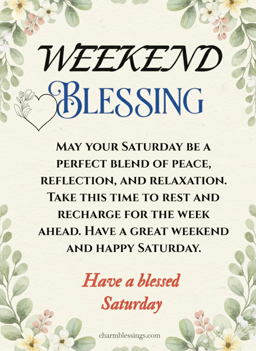 weekend blessings pictures