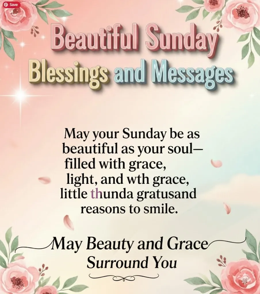 Beautiful Sunday Blessings and Messages