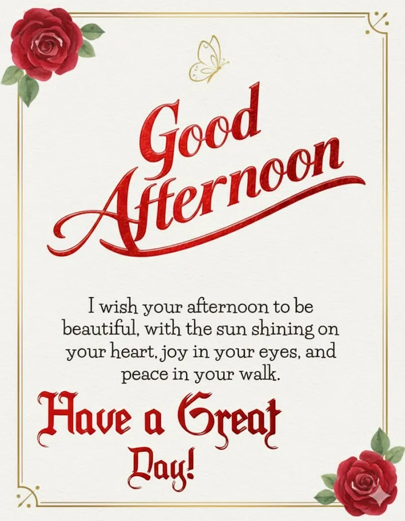 Good Afternoon Blessings images