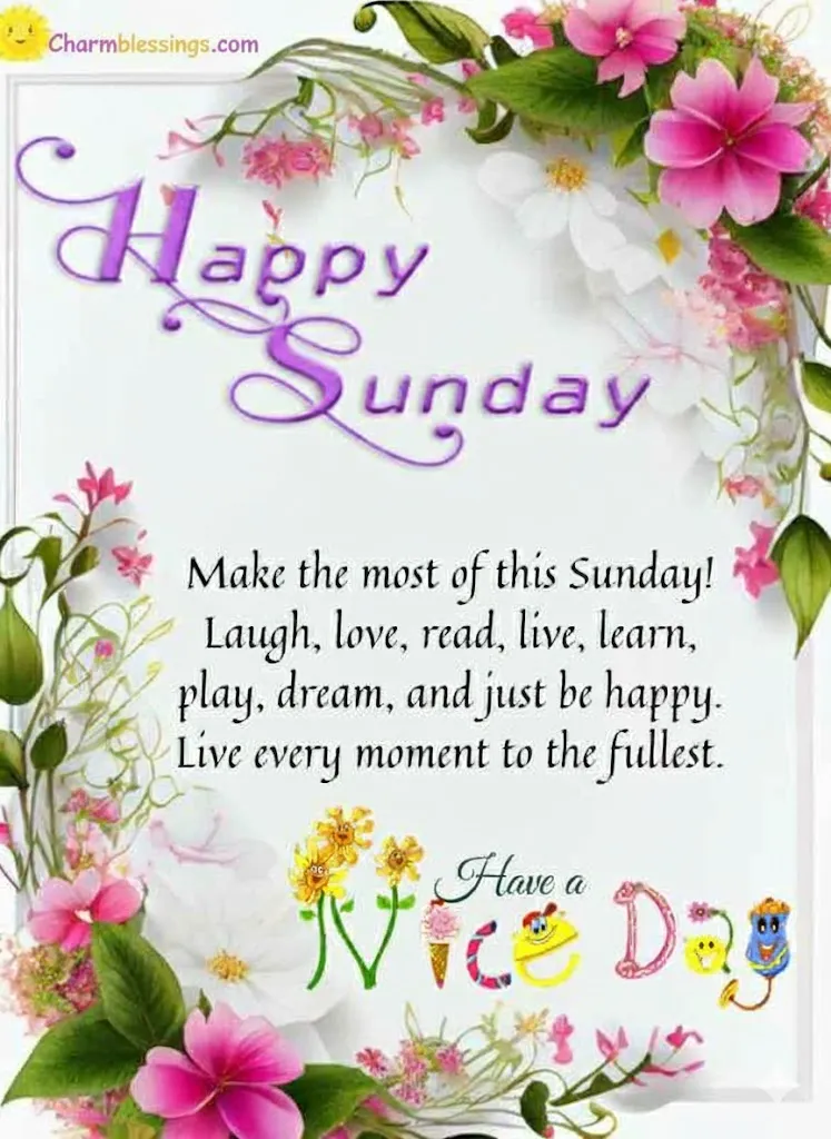 Inspirational Sunday Blessings