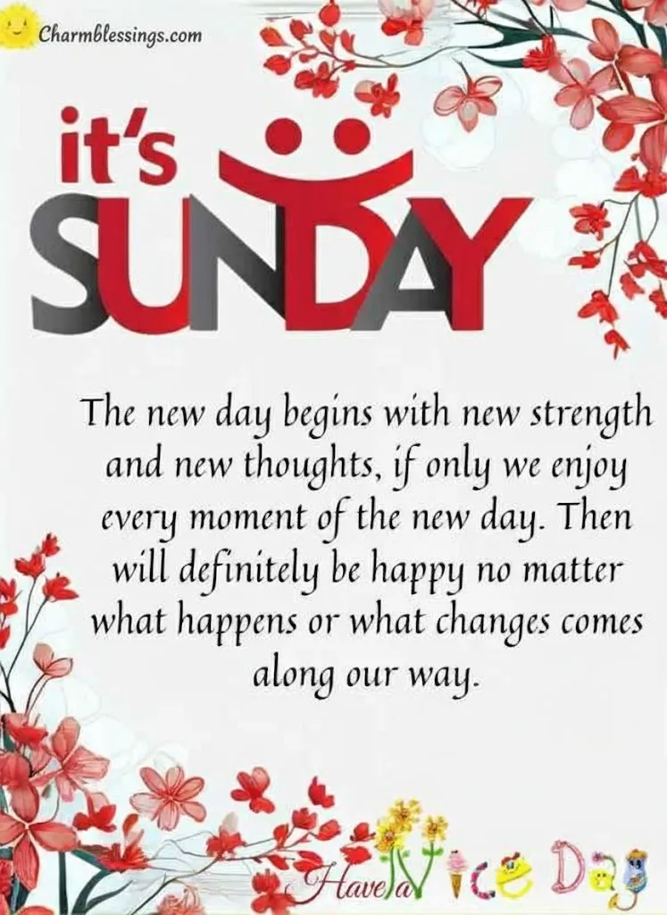 Positive Sunday Blessings Quotes