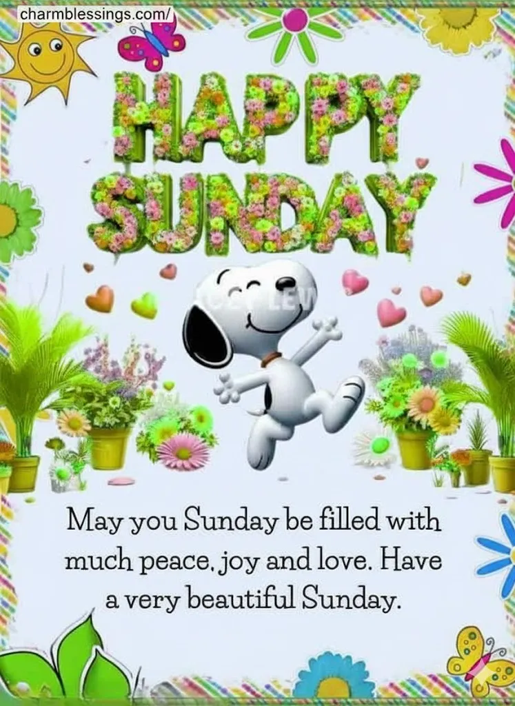 Snoopy Sunday Blessings