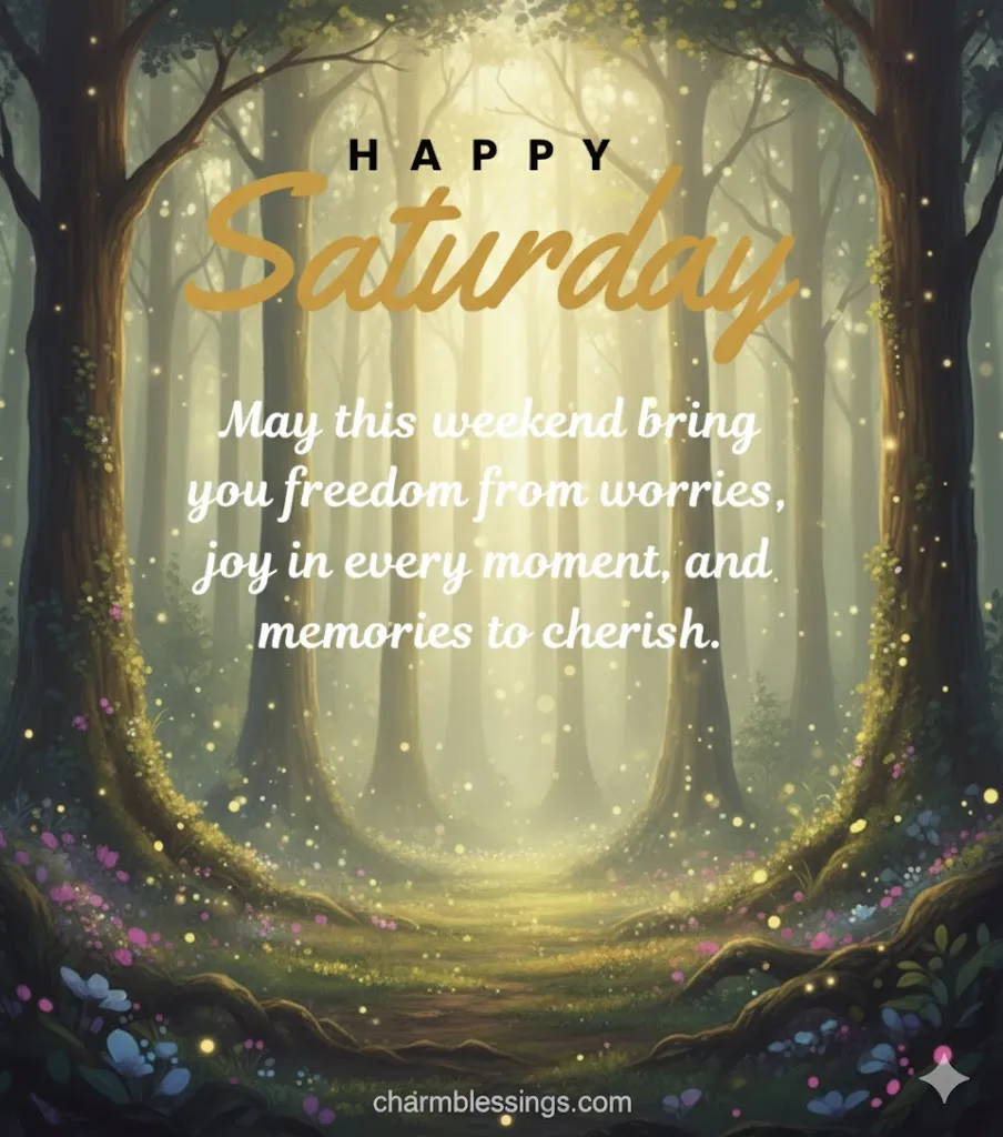Saturday Afternoon Blessings to Refresh Your Day