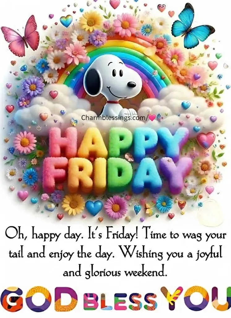 Snoopy Friday Blessings