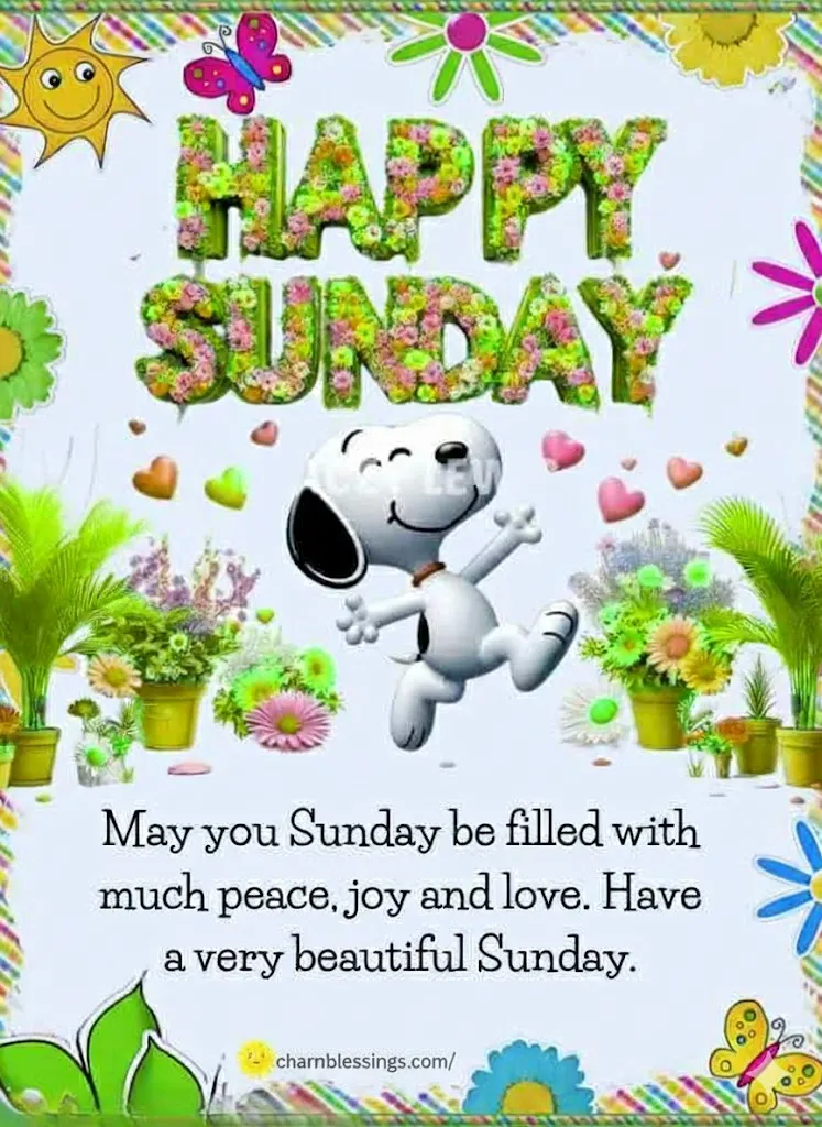Snoopy Sunday Blessings