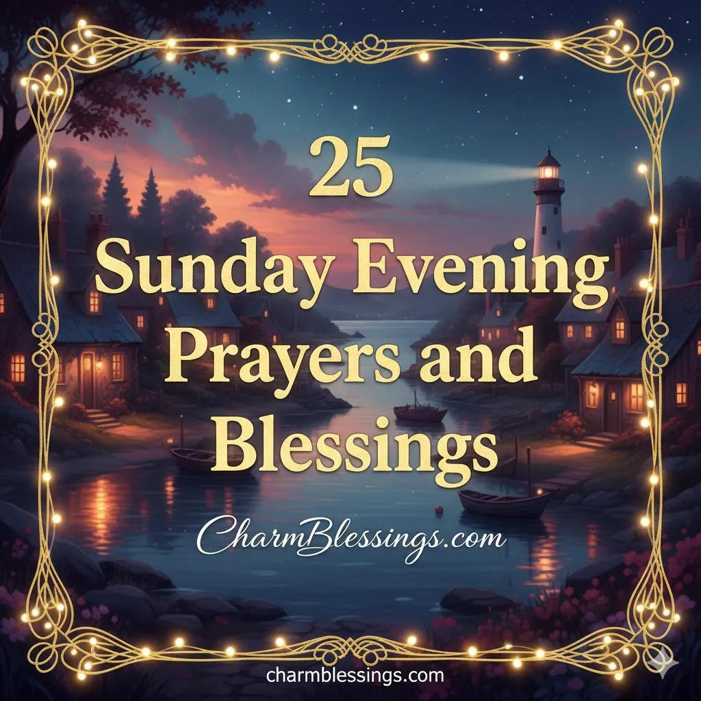 25 Sunday Evening Prayers and Blessings images