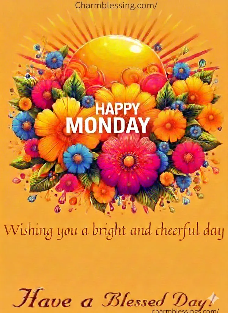 Happy Monday Blessings charmblessings