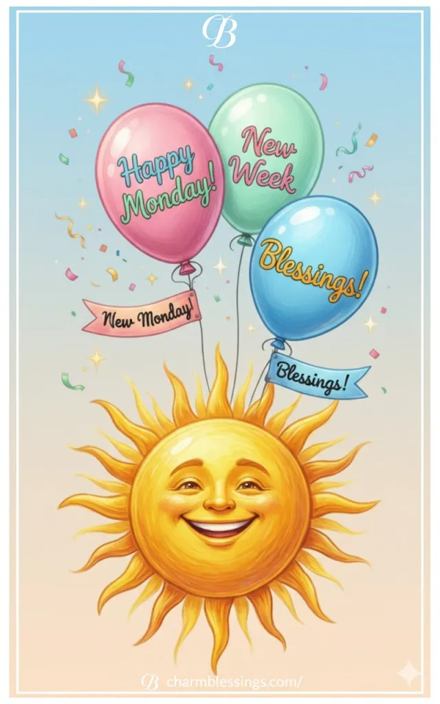 Happy Monday & New Week Blessings charmblessings Images
