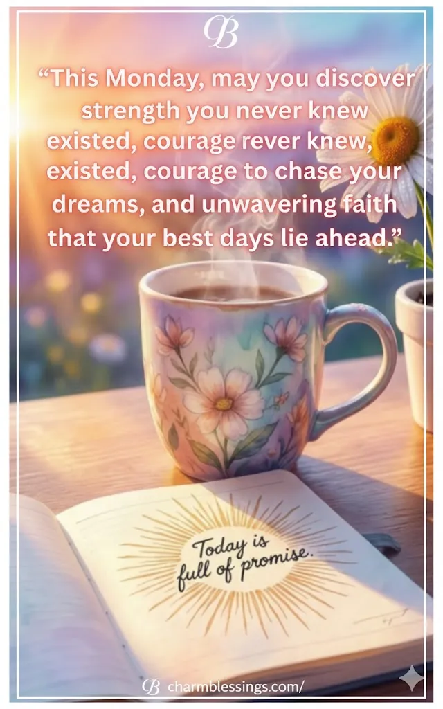Inspirational Monday Morning Blessings charmblessings Images