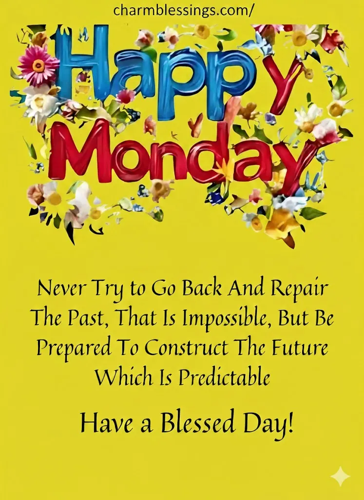 Positive Monday Blessings charmblessings