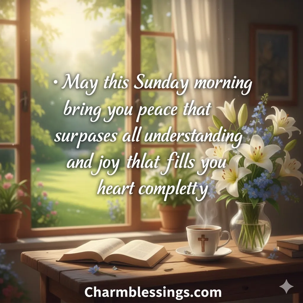 Sunday morning blessings Charmblessings