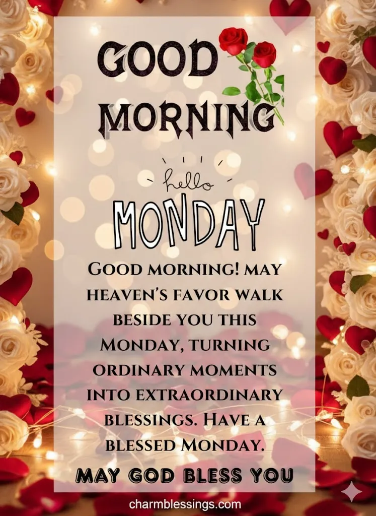 good morning monday blessing images quotes charmblessings