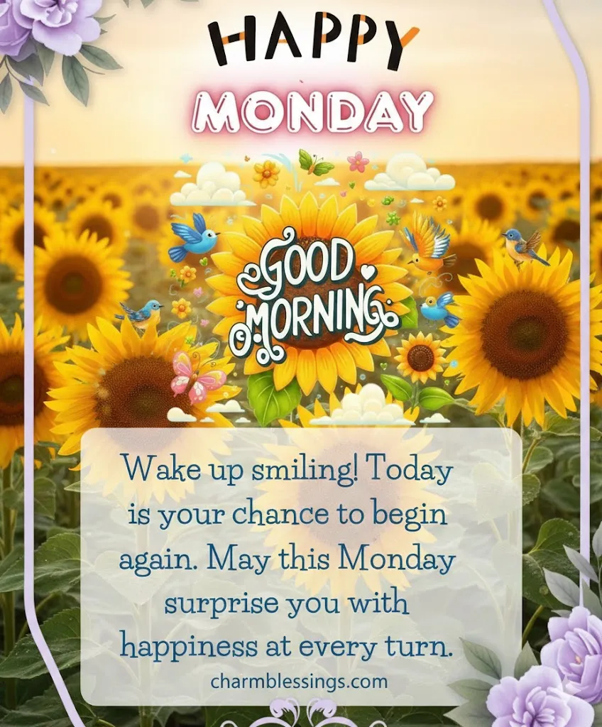 happy monday good morning blessings charmblessings