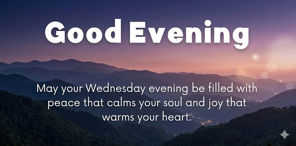 Evening Blessings wednesday images charmblessings