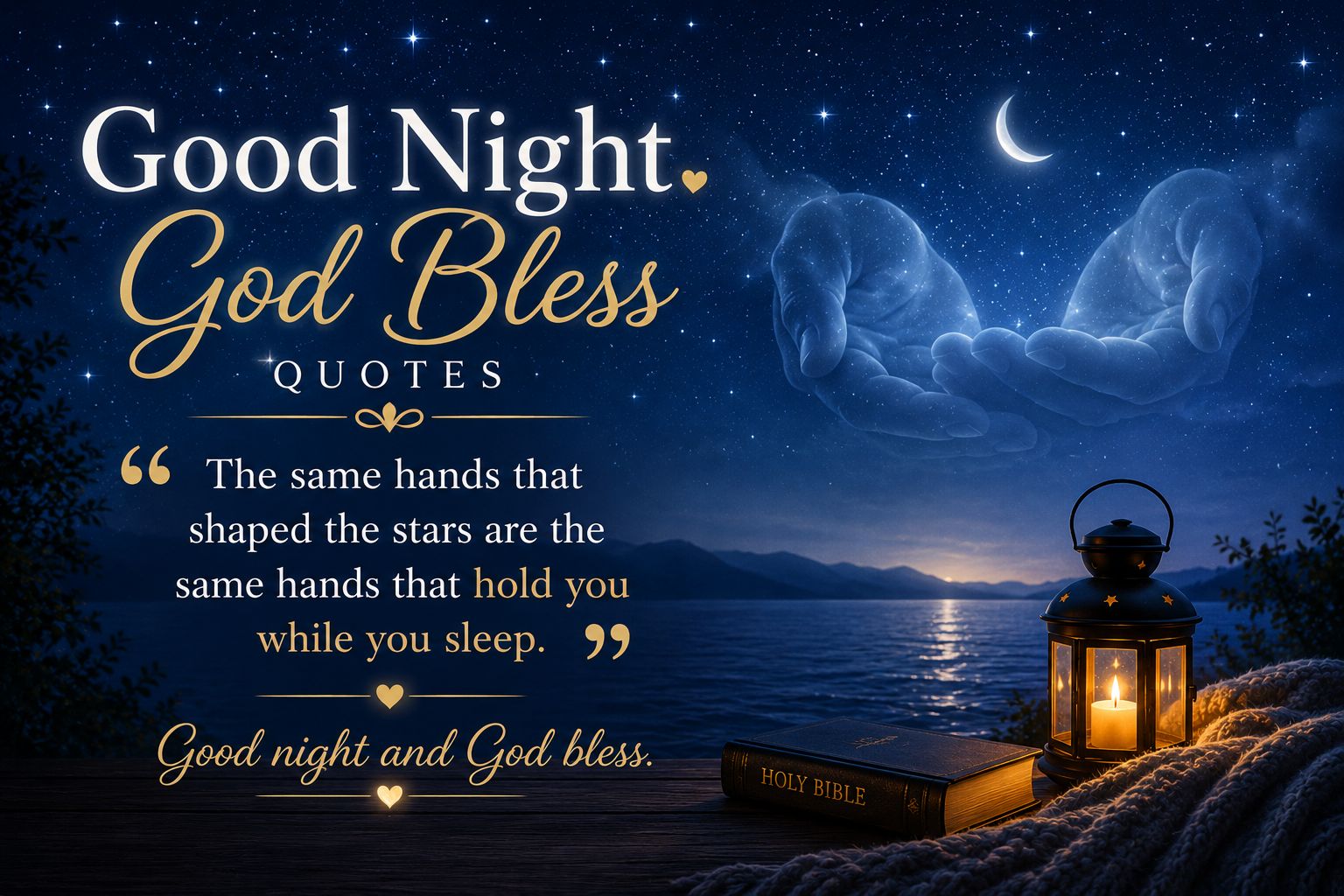Good Night God Bless Quotes Images