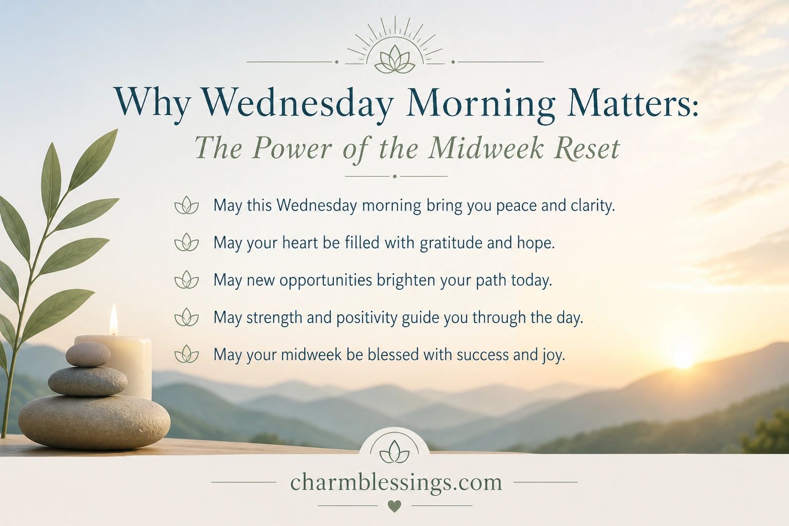 Why Wednesday Morning Matters The Power of the Midweek Reset
