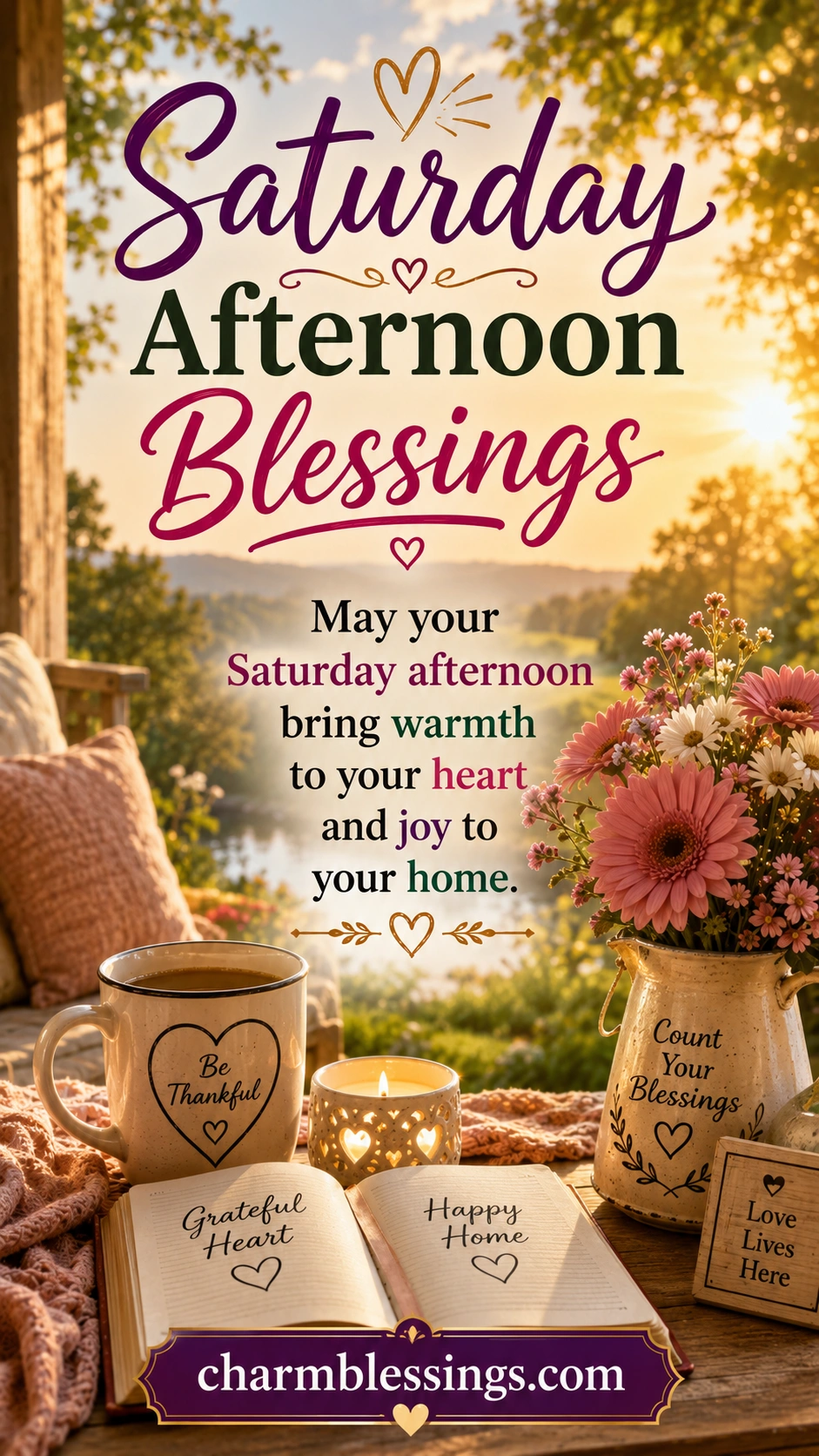 Saturday Afternoon Blessings at charmblessings.com