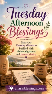 Tuesday Afternoon Blessings image by charmblessings.com