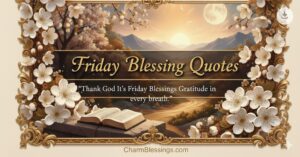 Friday Blessings Quotes image