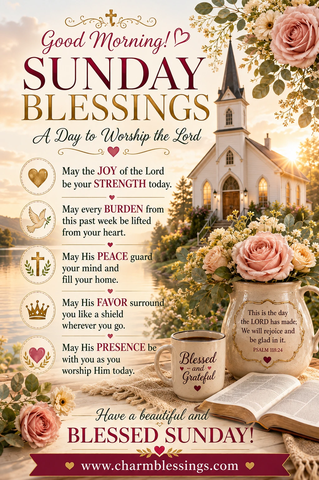 Good Morning Sunday Images with Prayers