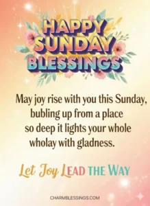 Happy Sunday Blessings