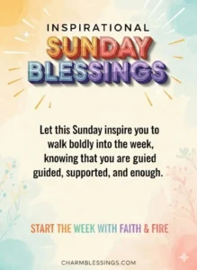 Inspirational Sunday Blessings