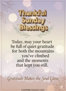 Thankful Sunday Blessings
