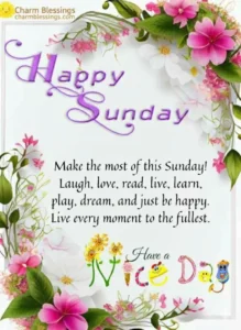 Inspirational Sunday Blessings