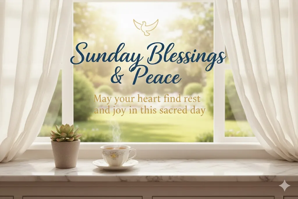 110+ Happy Sunday Blessings and Wishes for a Peaceful Day