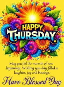 Happy Thursday Blessings