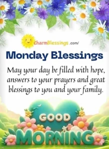 Inspirational Monday Blessings