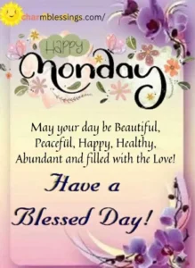 Short Monday Blessings Quotes