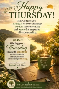 Thursday Morning wishes image by Charmblessings
