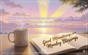 150+ Good Morning Monday Blessings, Images and Quotes charmblessings