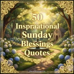 50 Inspirational Sunday Blessings Quotes image