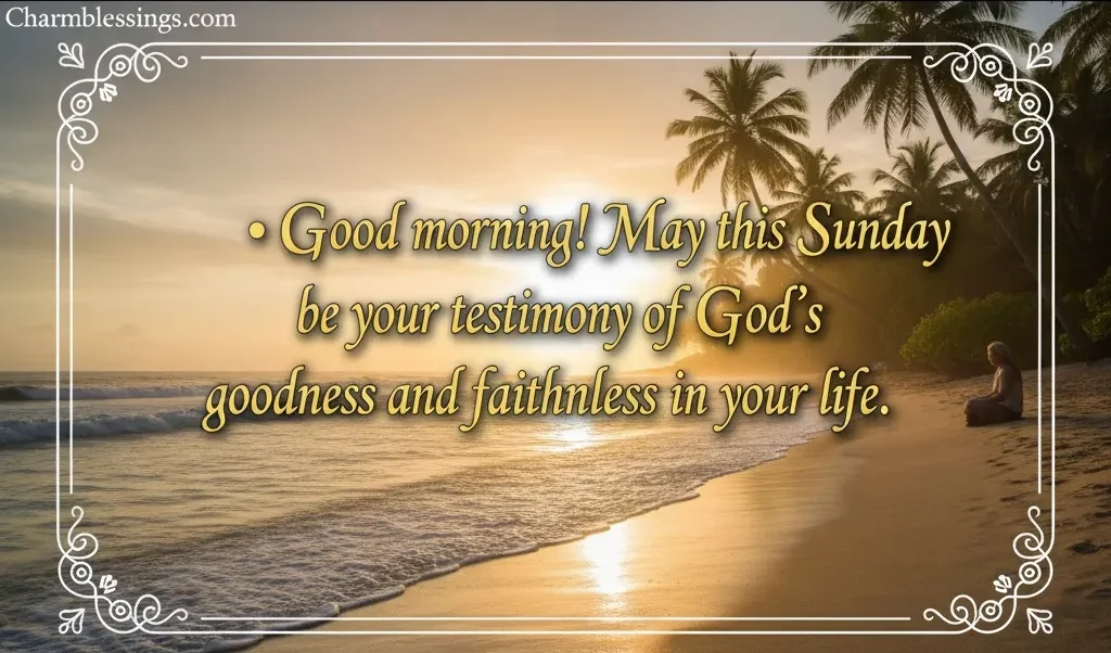 Good morning Sunday charmblessings