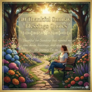 Thankful Sunday Blessings Quotes image charmblessings