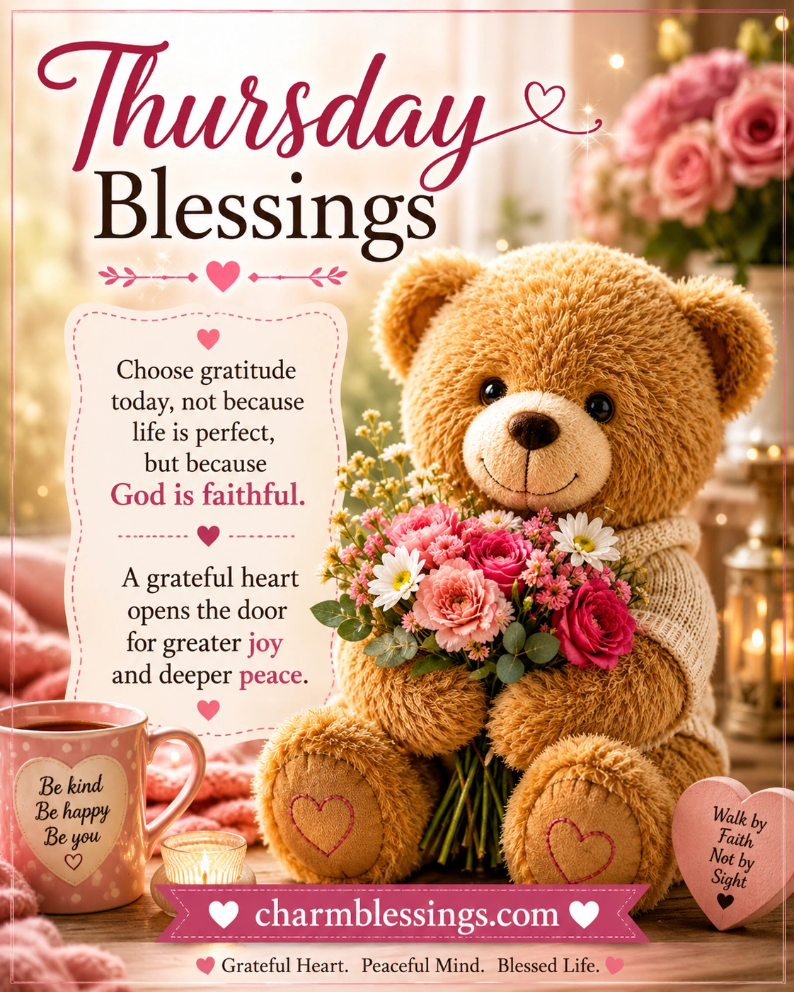 Thursday Morning Blessings & Prayers by charmblessings.com