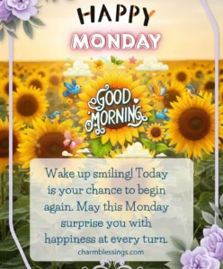 happy monday good morning blessings charmblessings