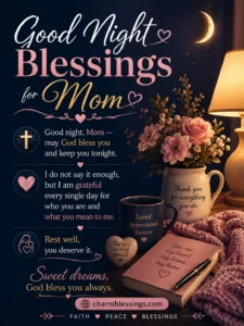 Good Night Blessings for Mom image by CHarmblessings