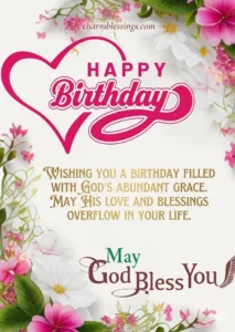 Happy Birthday Wishes for Friend image at charmblessings.com