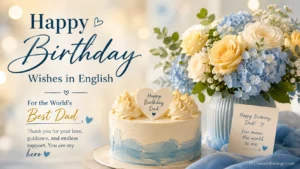Happy Birthday Wishes in English images by charmblessings