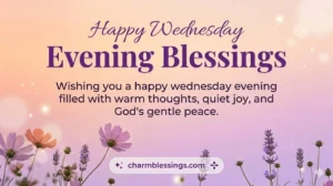 Happy Wednesday Evening Blessings charmblessings images