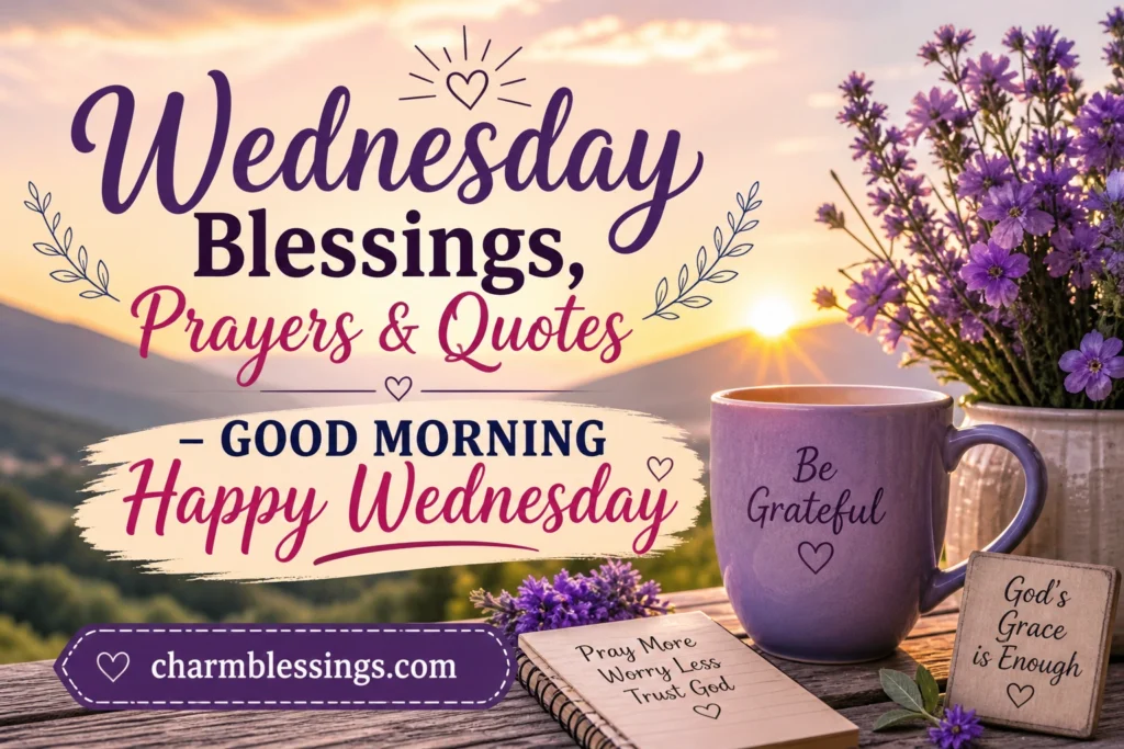 Wednesday Blessings, Prayers & Quotes – Good Morning Happy Wednesday