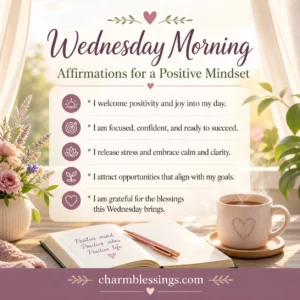 Wednesday Morning Affirmations for a Positive Mindset charmblessings